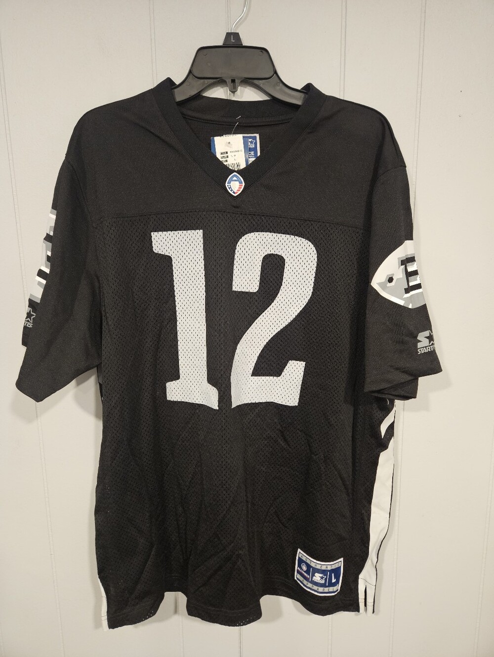 Birmingham Iron AAF Football Men's Size Large Starter Jersey #12 Luis Perez NWT